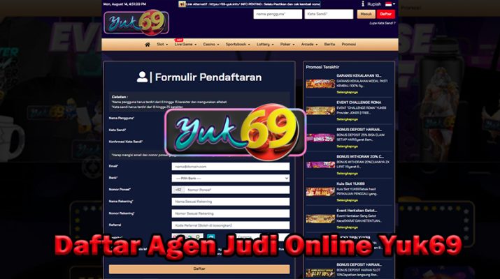 Daftar Agen Judi Online Yuk69